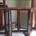 Foshan Window Double Tempered Glass Wood and Aluminum Composite Window